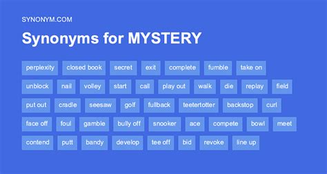mystery synonym|synonym for mysterious person.